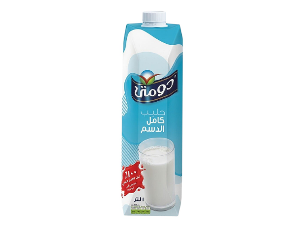 صورة دومتي لبن كامل الدسم 1 لتر