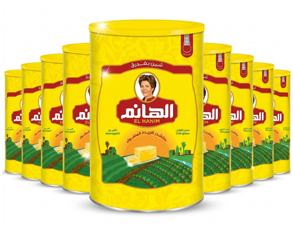 صورة سمن الهانم 650 جم 12 عبوة