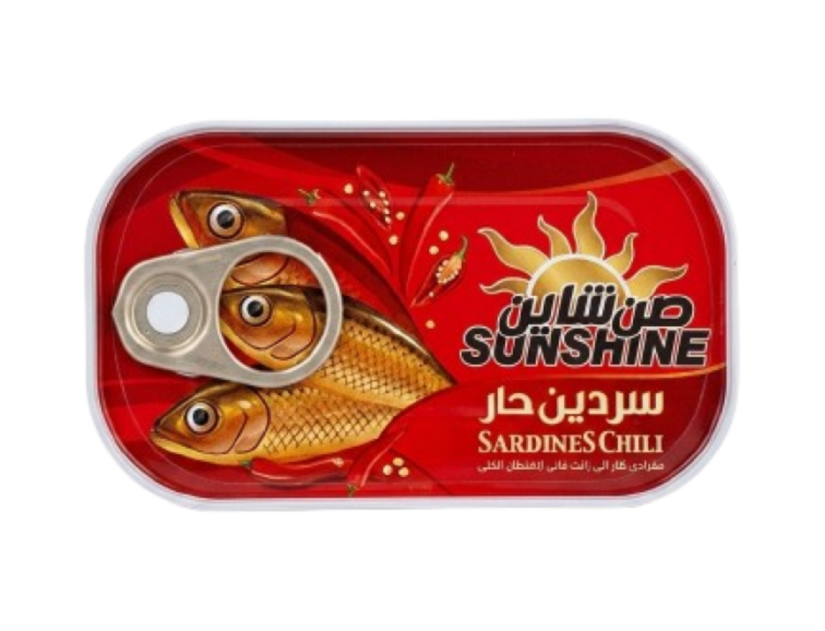 صورة صن شاين سردين حار – 125 جم