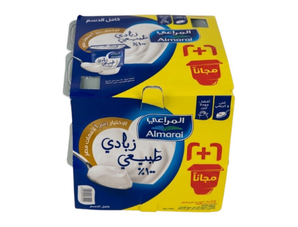 صورة المراعي زبادي طبيعي 6+2 105 جم
