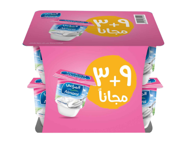 صورة المراعي زبادي طبيعي 9+3 105 جم