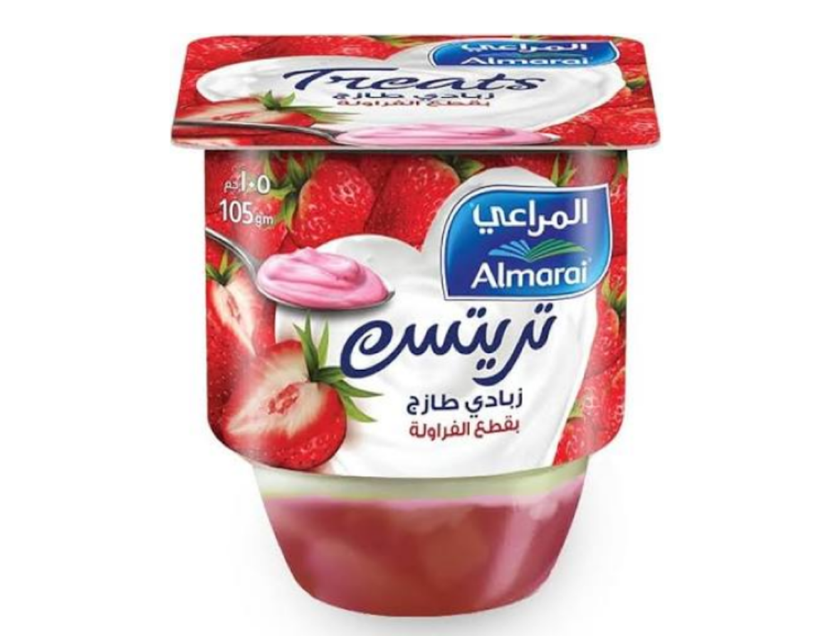 صورة زبادي تريتس فراولة 105 جم