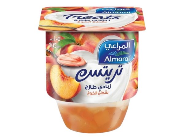 صورة زبادي تريتس خوخ 105 جم
