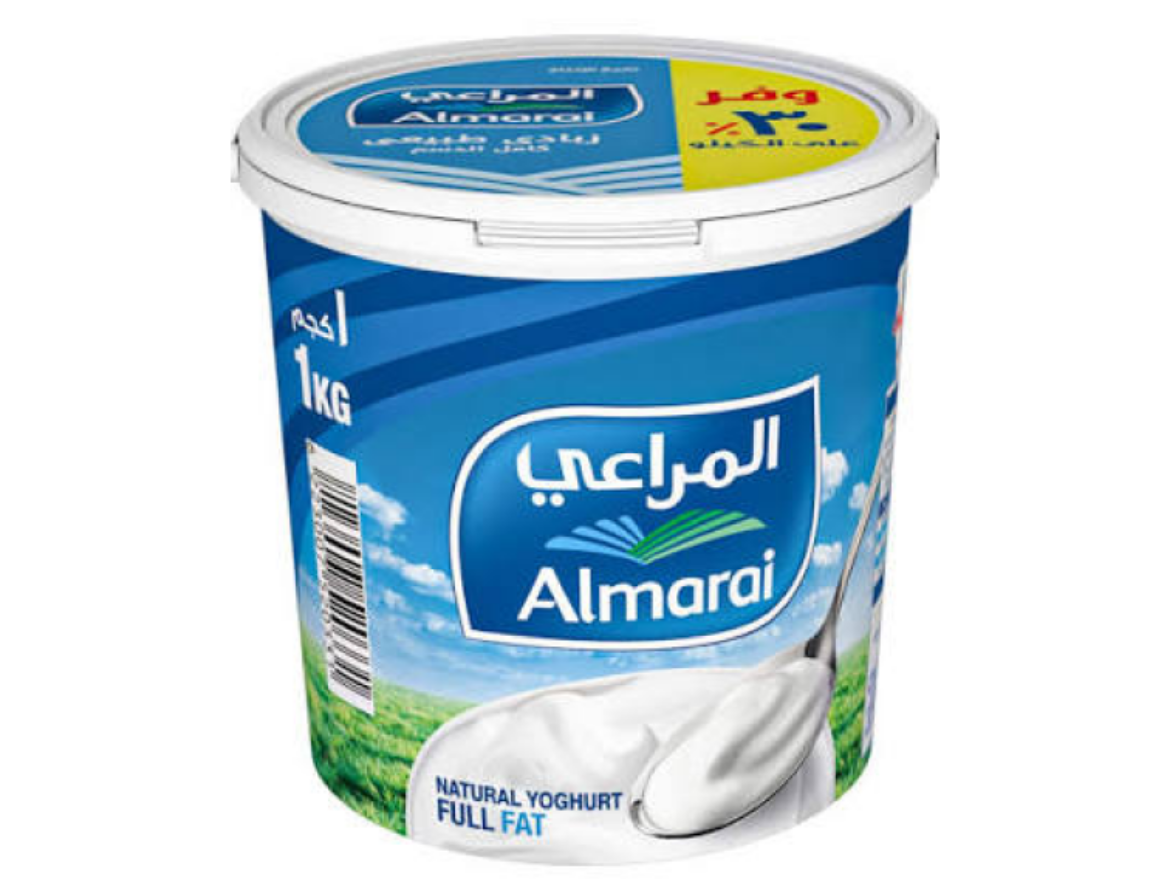 صورة المراعي زبادي طبيعي 1 ك