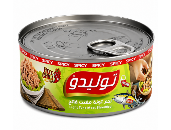 صورة تونة توليدو سكيب جاك ناعم حار 140 جم
