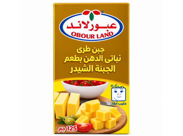 صورة عبور لاند جبنة شيدر تتراباك 125 جم